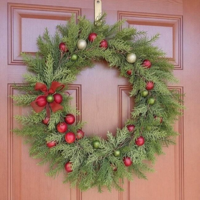 Elastyczne metody przymocowywania wianka do różnych typów drzwi